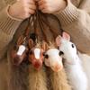 Plush Horse Toy Pendant Decoration for Office Desk and Living Room Animal Ornament Gift for Friend Family