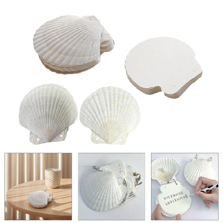 Stationery Notebook Cute Shell Shape Binder Notepad Refillable Notebook Journal Notepads School Office Supplies