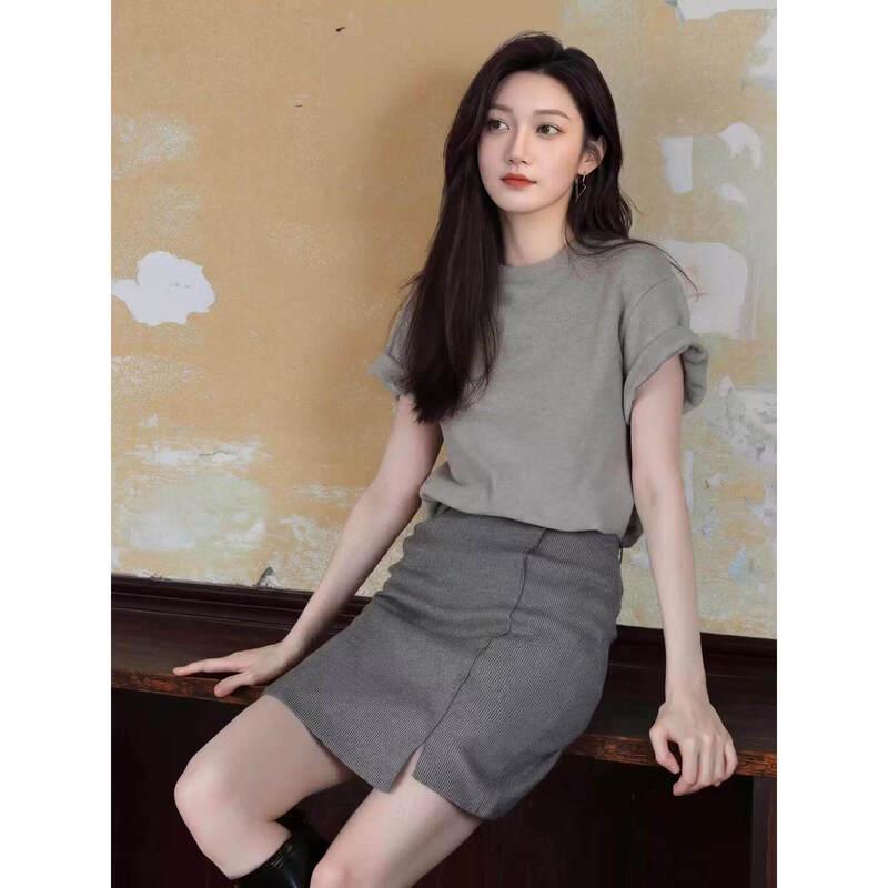 Basic House Women's Pure Cotton Round Neck T-Shirt
