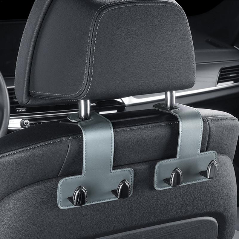 Double Car Hook Car Storage Hooks Car Purse Hooks Stylish Car Hook Multifunctional Auto Backseat Hangers Headrest Hooks For Keys