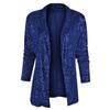 Women's Summer Sequins Long Sleeve Temperament Mid-Length Jacket