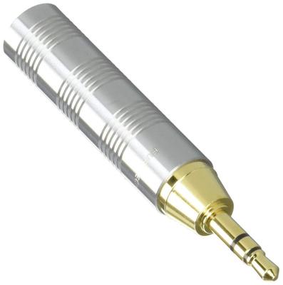 FURUTECH ADL Audio Headphone Adapter Plug, 6.3mm Standard Plug To 3.5mm Stereo Mini Plug, 24K Gold Plated, 1pc F35G