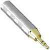 FURUTECH ADL Audio Headphone Adapter Plug, 6.3mm Standard Plug To 3.5mm Stereo Mini Plug, 24K Gold Plated, 1pc F35G