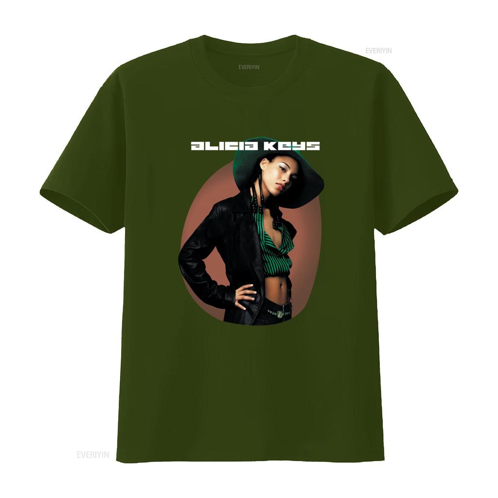 Vintage 2002 Alicia Keys Tour Concert T-shirt Zwart Medium Retro Stijl Muziek Liefhebber vintage Gewassen Stijlvol Comfortabel Veelzijdig