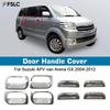 Car Upgrade Chrome Silver Door Handle Cover For Suzuki APV Van Arena GX 2004-2012 Decoration Stickers