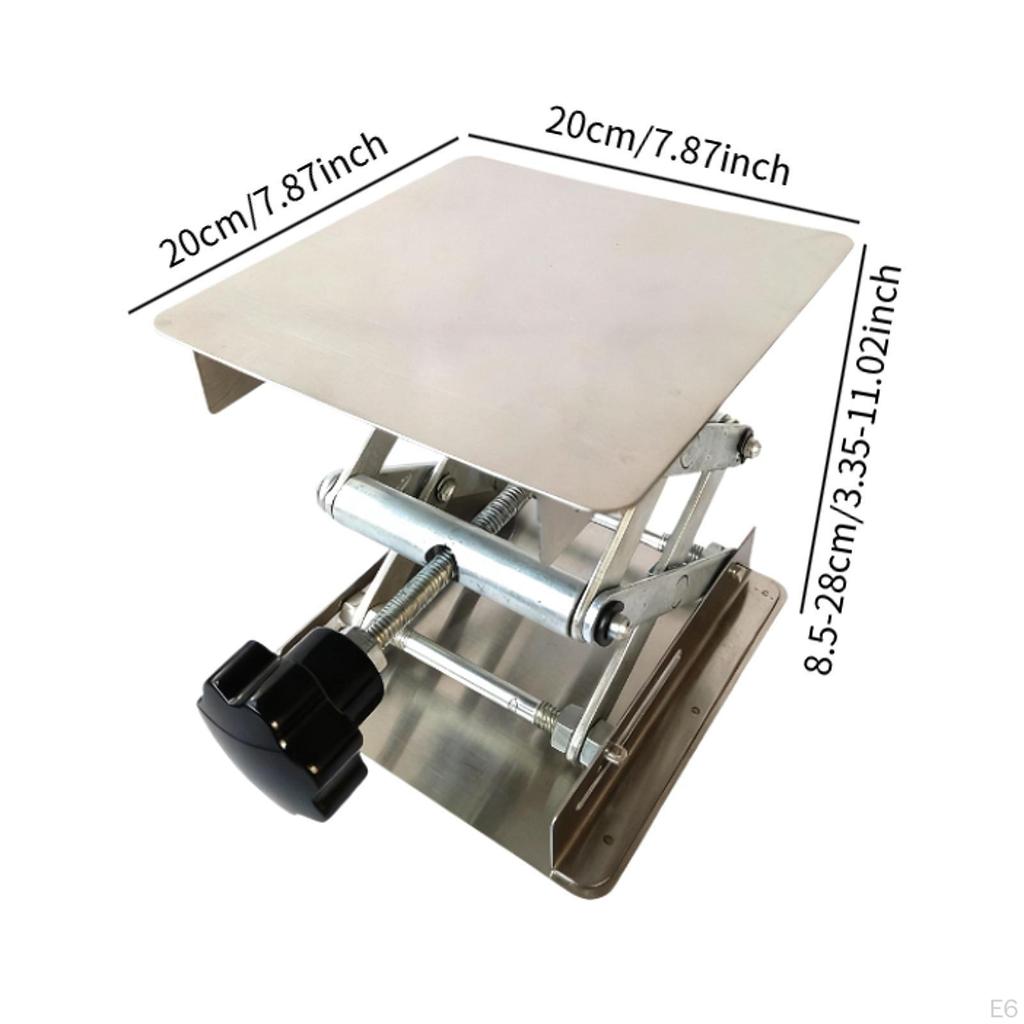 Lift Table Equipment,Sturdy Stable Practical Portable Manual Height Adjustment Stand,Lifting Load