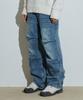 IDWS Side Flash Denim Parasuit Pants Indigo