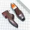 Fashion Fashion Walking Elegant Oxford Shoes Classic Men's Leather Casual Shoes British Style Formal Dress Footwear Male Business Shoe