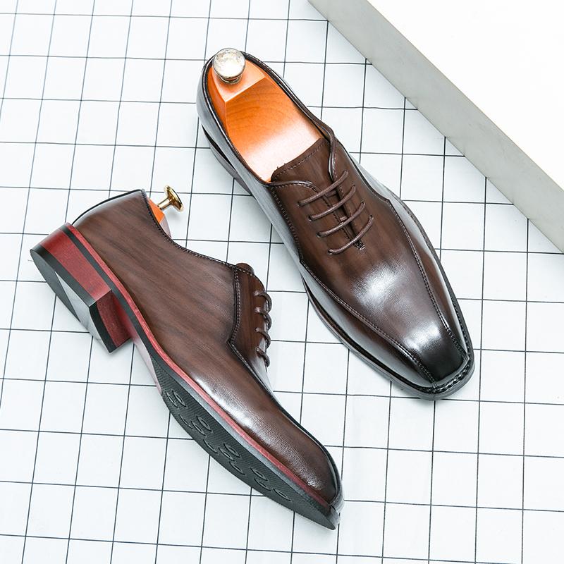 Fashion Fashion Walking Elegant Oxford Shoes Classic Men's Leather Casual Shoes British Style Formal Dress Footwear Male Business Shoe