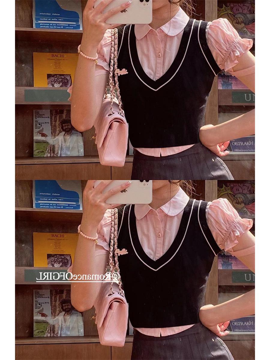 

РоманДевушки / Сплетница XOXO: Вязаный жилет и юбка в академическом стиле Extra Small