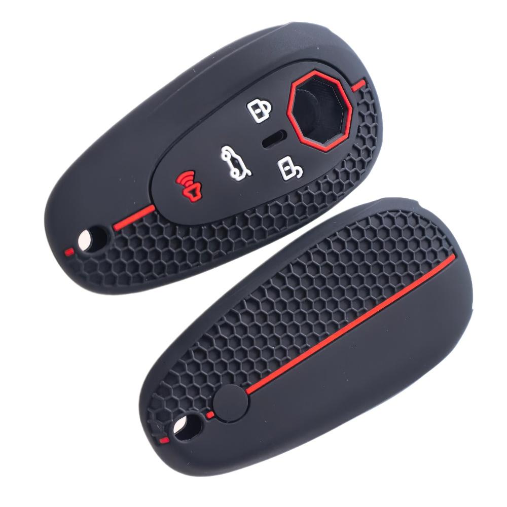 Per Borsa Chiavi Auto MG Set Chiavi Auto Cyberster Tutto Compreso Sensazione di Lusso Nuova Gomma Siliconica Custodia Cover per Telecomando Chiave Auto