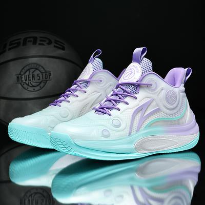 Trainings-Basketballschuhe Jugend Freizeitsneakers Studenten-Wettkampf-Sneakers Mode Leuchtende Laufschuhe