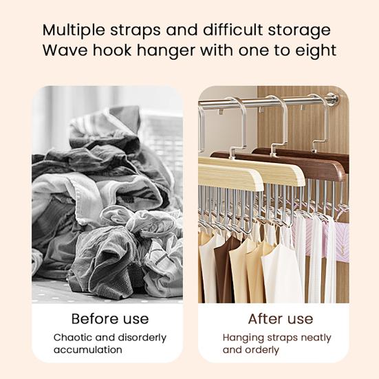Tank Top Hanger Bra Underwear Holder 360-Degree Rotatable Strong Load-bearing Multi-Function Sling Hanger Wardrobe Organizer