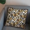 2D Stylish Leopard-Patterned Decorative Pillow Cover Pattern Cushion Cover Suitable For Sofa Bedroom Car Pillow Cover