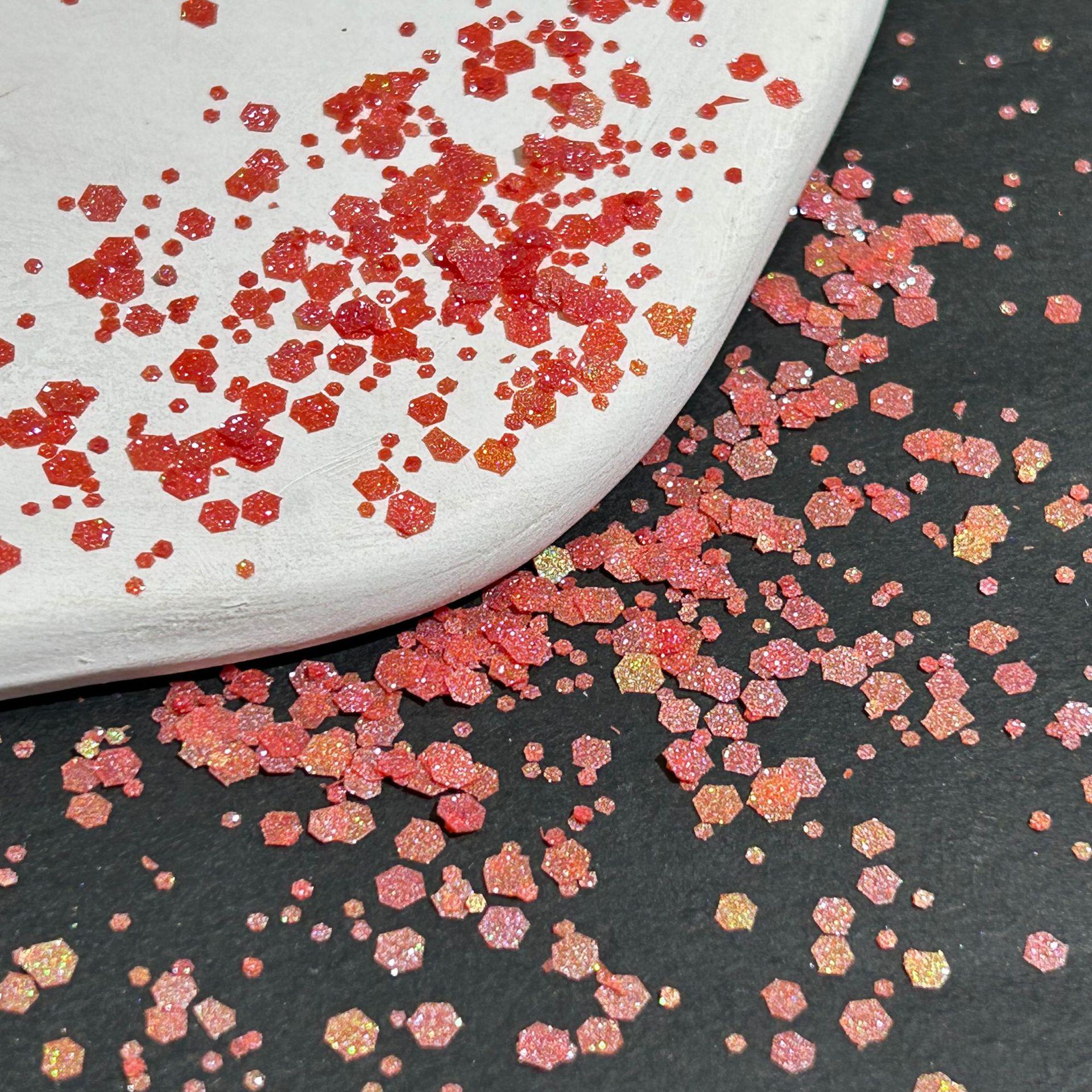 

Блестки для нейл-арта «Звездное небо» с крошкой бриллиантов: Мелкий порошок шестигранные блестки для матовых, цветных зыбучих песков DIY творений 50g