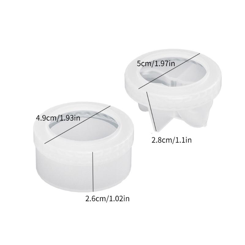 Storage Box Silicone Mold Bowknot Shaped Jewelry Box Epoxy Resin Molds DIY Aromatherapy Gypsum Candle Jar Home Decors