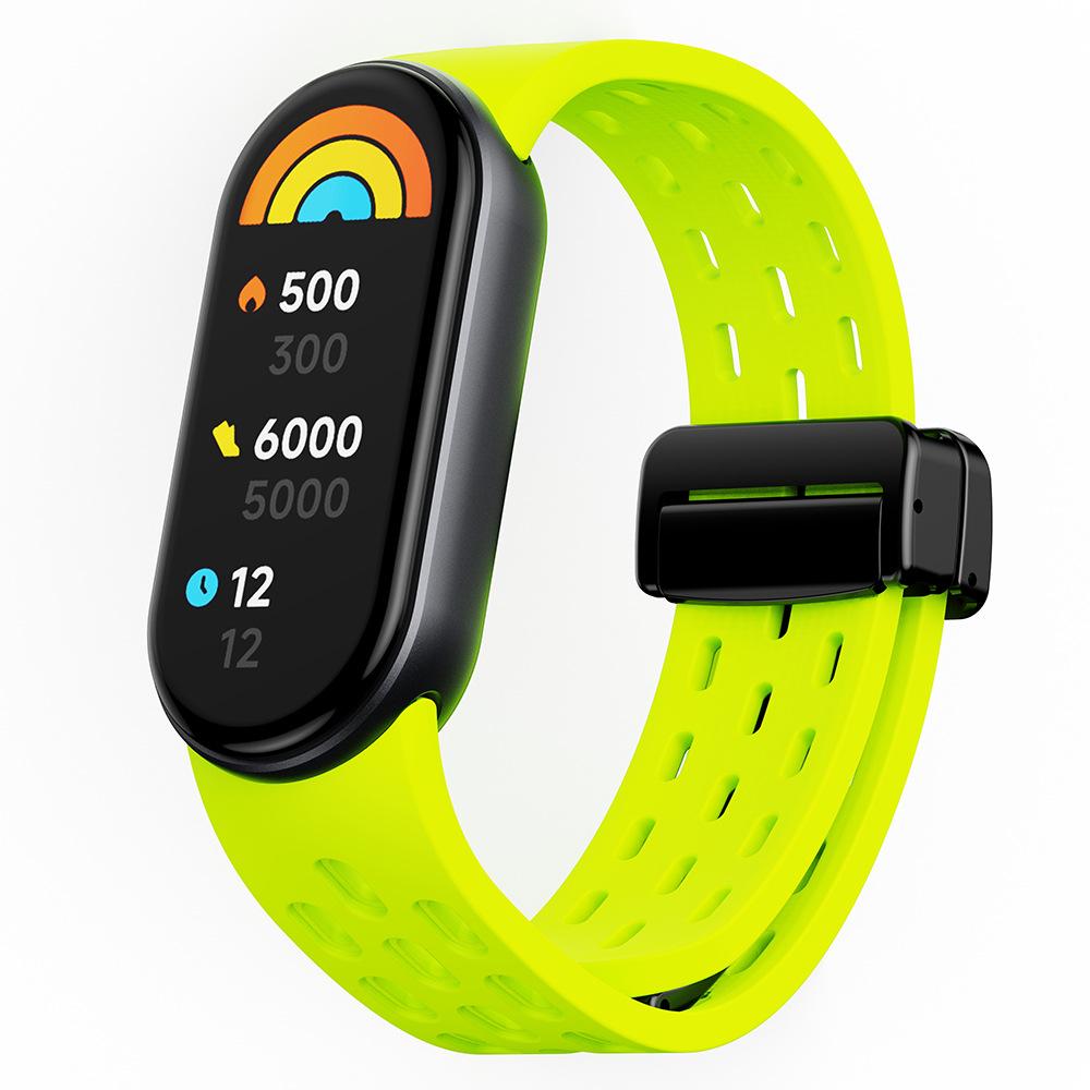 Weiches Silikonarmband für Xiaomi Mi Band 9/8 Correa Armband Handgelenk Miband 8 Sport Wasserdicht Ersatzarmband für Xiaomi Band 9