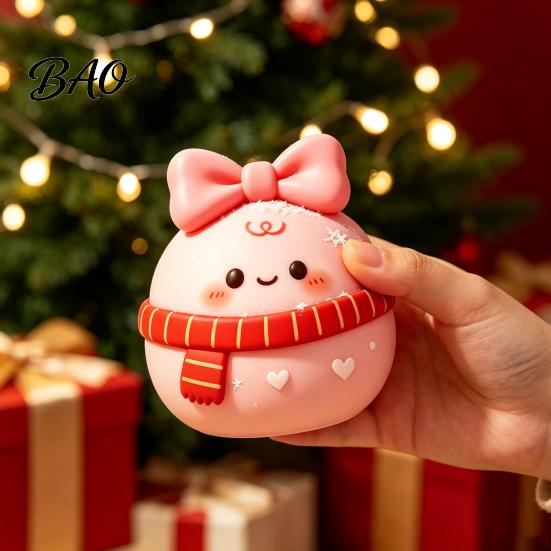 Christmas Stocking Stuffers Daifuku Stress Relief Toy, Slow Rebound Steamed Bun Squeeze Crunchy Ball Sensory Holiday Party Favors for Kids Adults Toy