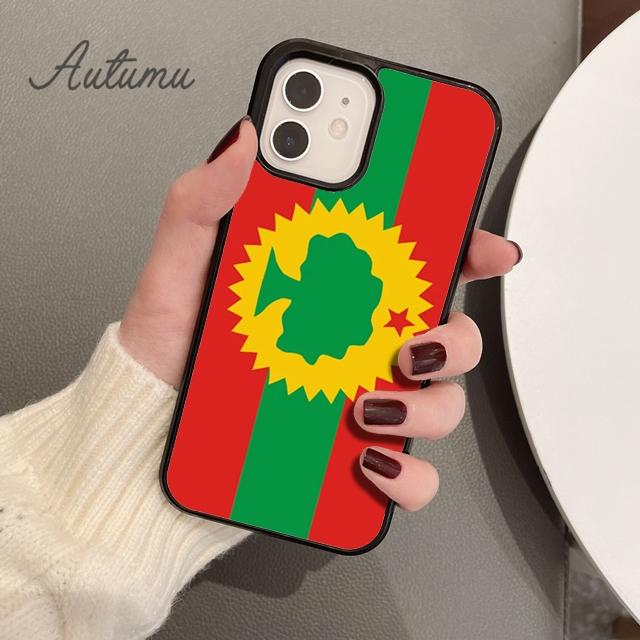 Somali Somalia Oromo Oromia Region Flag Phone Case for iPhone 11 12 13 14 Pro Max Mini X XR XS SE 2020 5 6S 7 8 Plus Cover Shell