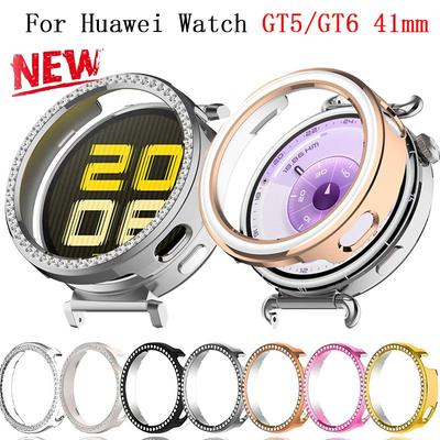 Protective Cover Case  For Huawei Watch GT6 41MM/GT5 41MM SmartWatch Hard PC Frame Cases Shell Accessories