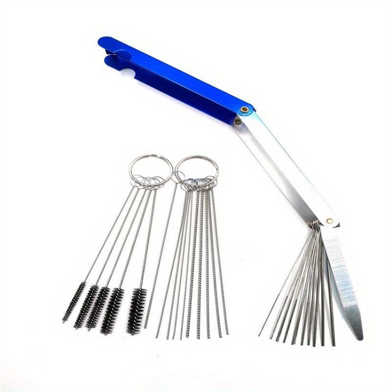 Carburetor Carbon Dirt Jet Remove Cleaning Needles Brushes Cleaner Tools for Automobile Motorcycle Welder Carb Chainsaw