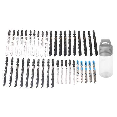 40Pcs Jigsaw Blade 6 Types High Speed Steel Reciprocating Sabre Saw Cutting Tool for Wood