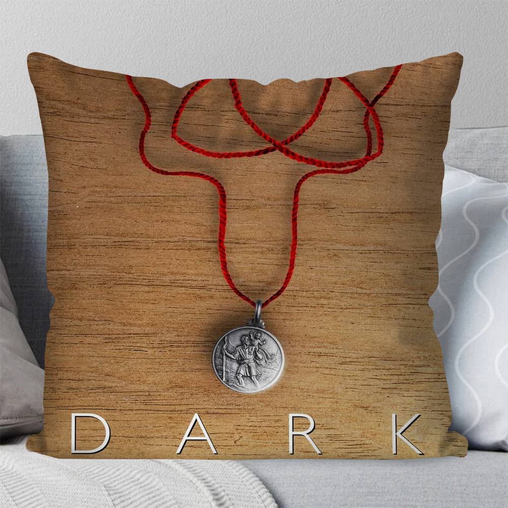 Science Fiction Suspense DDark Pillow Case Fashion Square Pillowcase Bedroom Sofa Room Ins Decoration Leisure