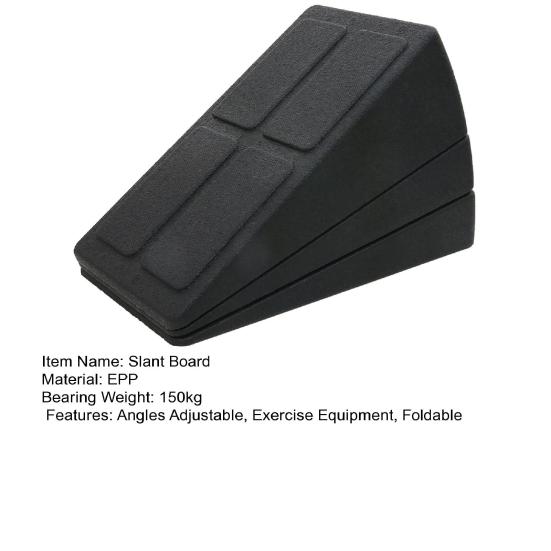 EPP Calf Stretching Slant Board Adjustable Incline Board Men Home Gym Workout Physical Therapy Squat Wedge Mobility Training Ankle Calf