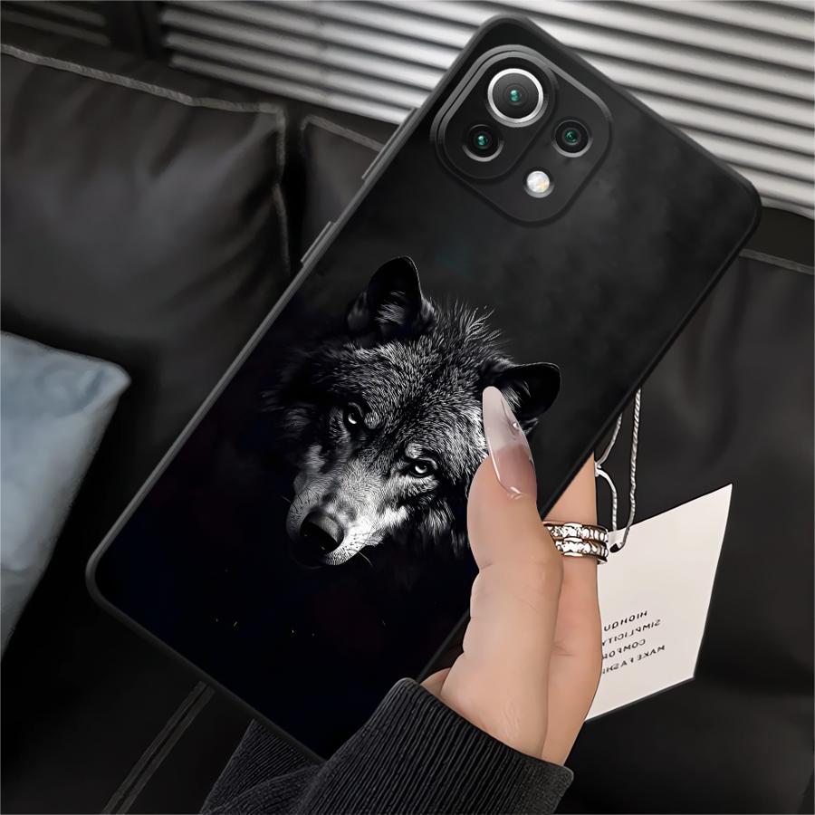 

Case for Xiaomi Mi 12X 11T 12T Pro 10T 11 13 Lite 14 12 Funda Phone Cover Cool Cartoon Wolf xiaomi 15
