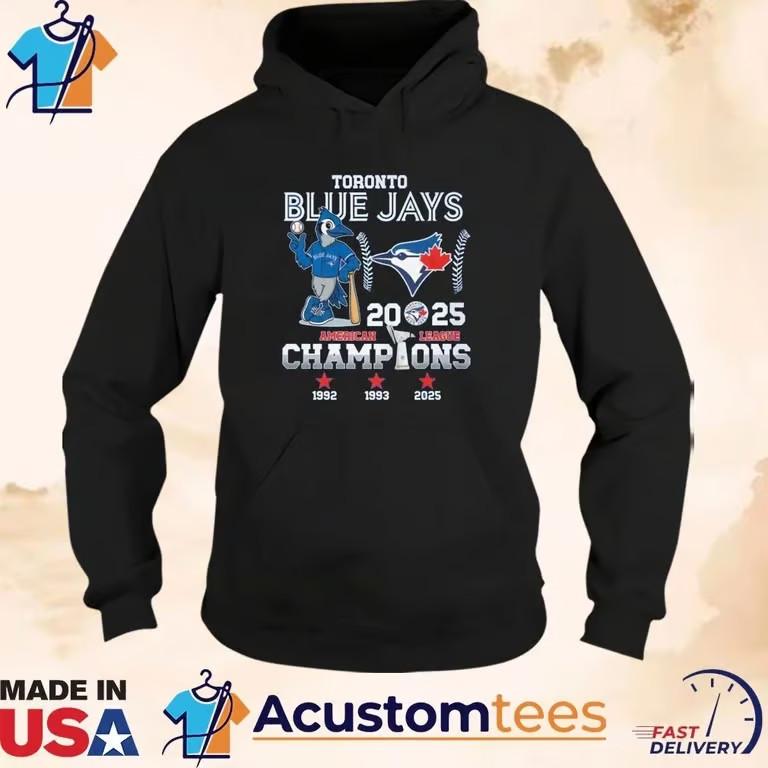 Blue Jays 2025 American League Champions 2025 Mascot T-shirt Unisex T-Shirt S