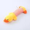 Cute Pet Dog Cat Plush Squeak Sound Dog Toys Funny Fleece Durability Chew Molar Toy Fit for All Pets Elephant Duck Pig