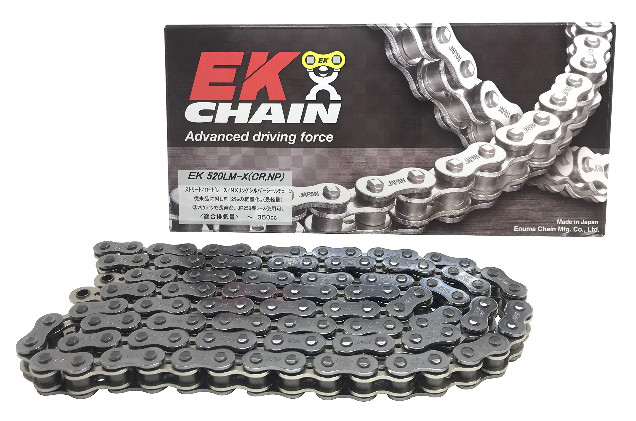 

EK NX Ring Seal Chain Silver 106L Clip 520LM-X [Semi-Press Joint] срібний