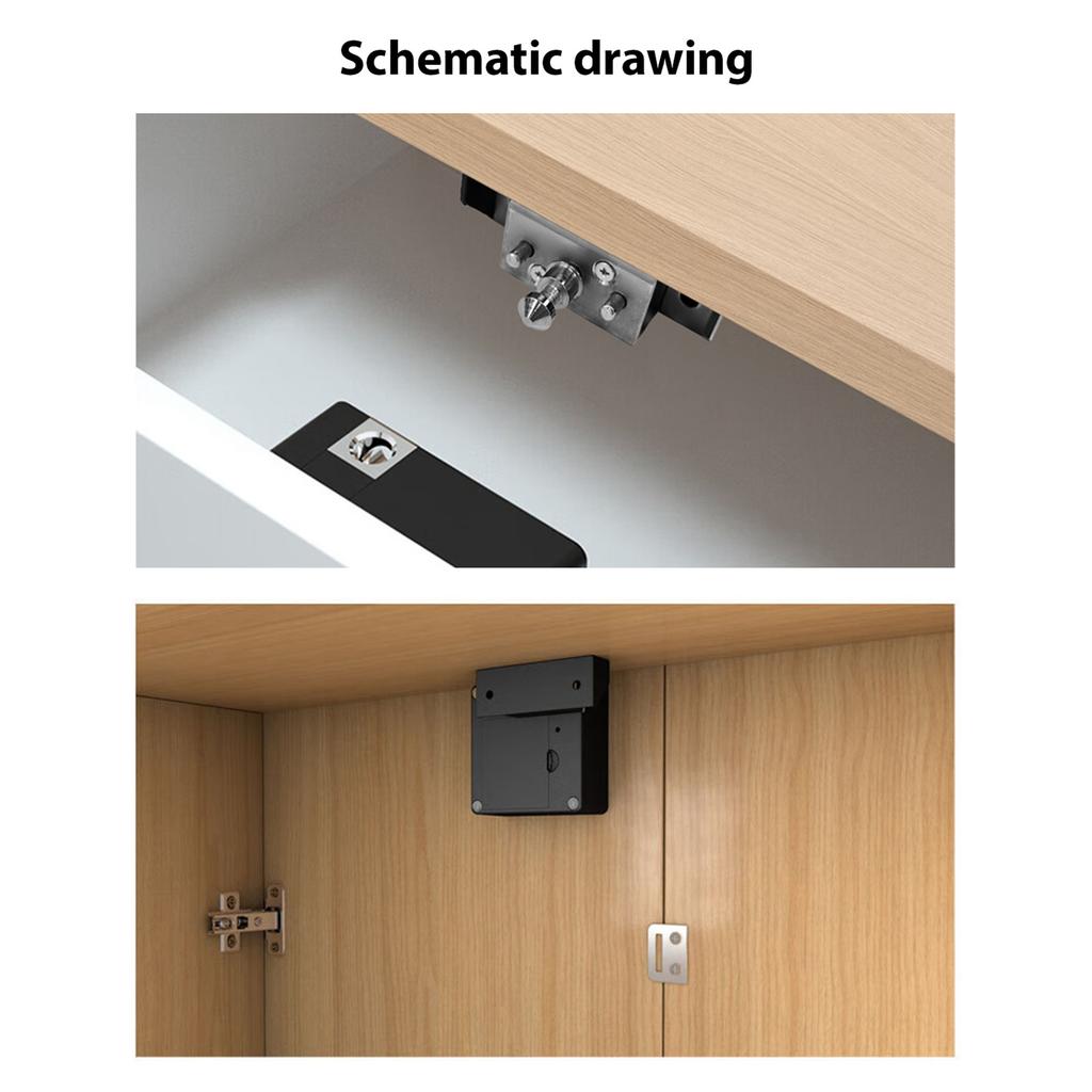 Drawer Lock Easy To Install Programmable Electronic Sensor Cabinet Lock for