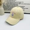 New color matching baseball cap cute puppy embroidered cap trendy brand versatile face little female visor