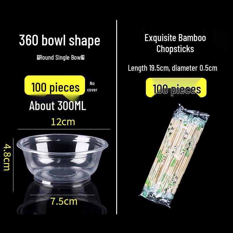 FATTBAO Disposable Picnic & Camping Tableware Sets