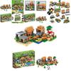 High-difficulty Building Toy Compatible With Lego Minecraft Village Boy Puzzle Assembly