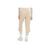 Nike Sports Lifestyle Series Solid Color Wide Leg Cropped Pants Women Pants Nude CJ3749-287