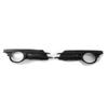 Left and Right Front Bumper Lower Grille Trim Fog Light Hole Pair Set Replacement for OPEL VAUXHALL CORSA D MK3 2006