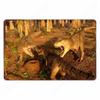Dinosaur Retro Metal Tin Sign Wall Decor 20x30cm