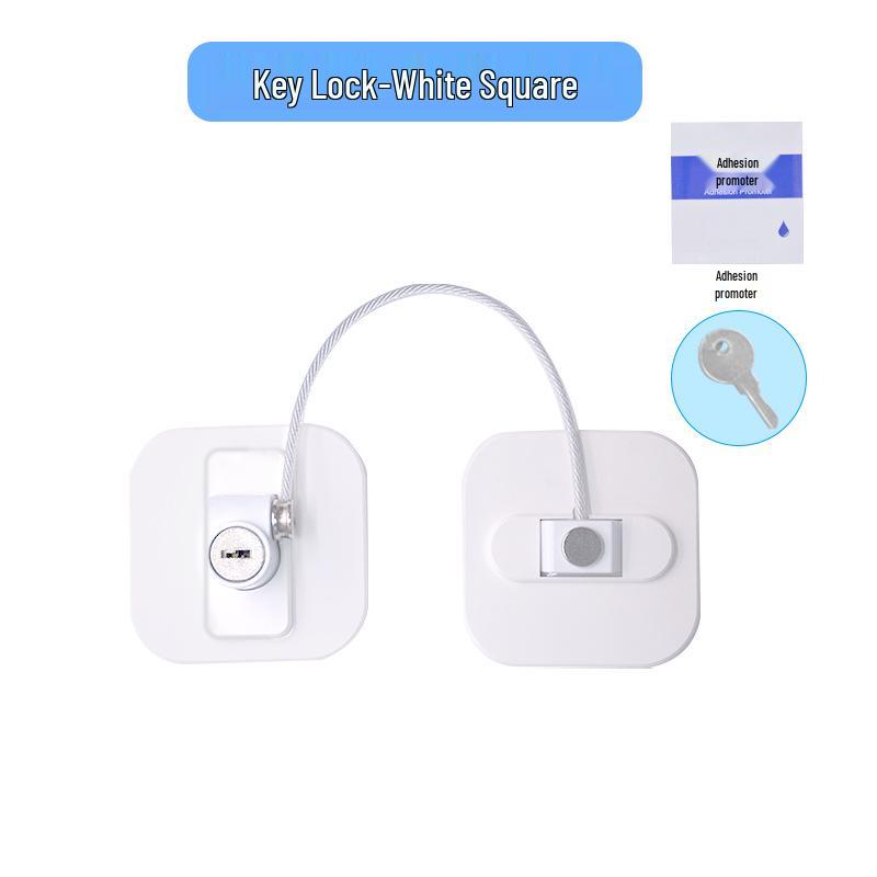 Child Safety Multi-Purpose Lock for Cabinets, Doors, Windows, and Refrigerators