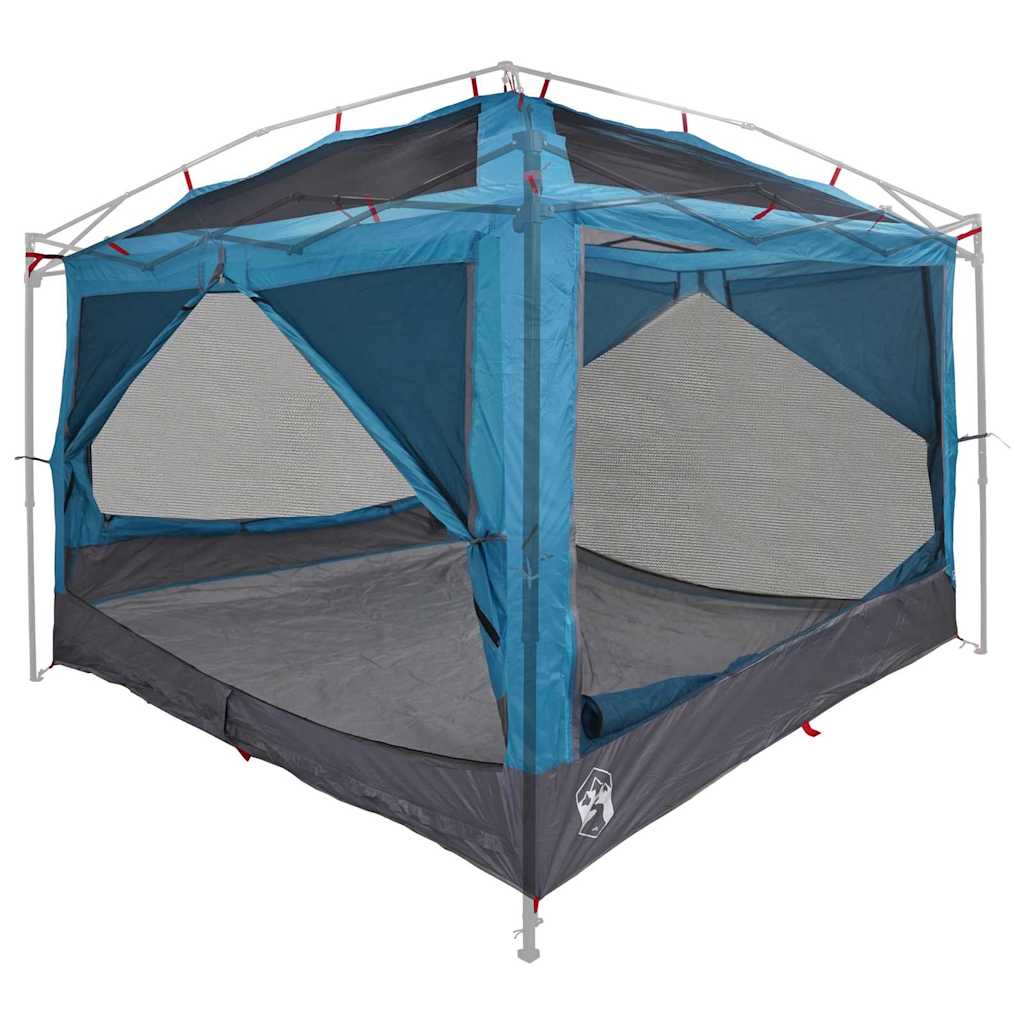 Inner Tent for 7 Persons with Roof Blue and Gray 300 x 300 x 250 cm