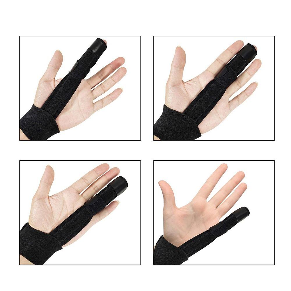 Finger Splint Support Brace Pain Relief Trigger Fixing Straightener Corrector