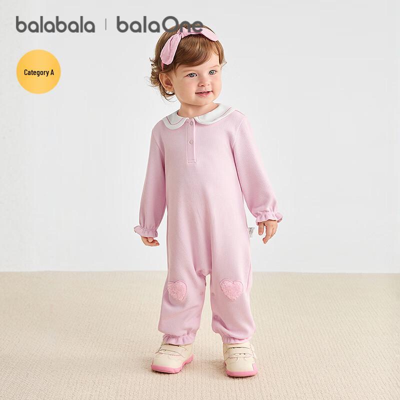 Balabala Newborn Baby Long-Sleeve Romper