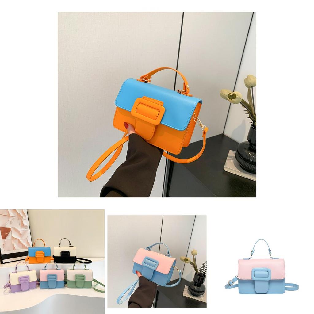2024 Spring New Pure Color Casual Fashion Stylish Lady Shoulder Crossbody Handbag