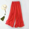 Classical Dance Chiffon Pants Wide Leg Pants for Women Modern Dance Training Pants Loose Dance Pants Adult Girls Body Yoga Pants