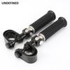 1.25" 32mm Motorcycle Foot Pegs Highway Engine Guard Crash Bars Footrest Mount Clamp For Harley Road King Electra Glide Softail