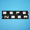1pc 3D ABS Black Letters DEFENDER Badge Car Front Hood Bonnet Stickers Decals For Land Rover Defender Emblem Accessories XS6