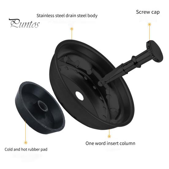 Kitchen Sink Stopper with Quick Drainage Stainless Steel Basket Fast Drainage Sink Plug Standard Replacement