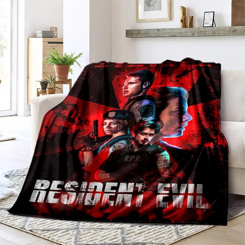 The sci-fi game Resident Evil features the Umbrella Corporation blanket a soft home furnishing nap decoration a warm Sherpa blanket for all seasons U8
