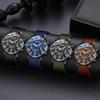 Men's Watch Casual Business Glass Quartz Watch Three-eye Calendar Fully Automatic Movement Watch Watch Large Dial Luminous